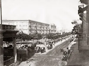 Place des Consuls, Alexandria, Egypt, c. 1880 s