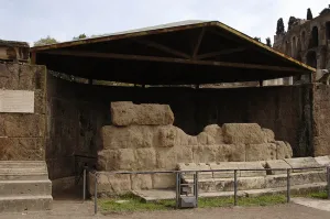 Images Dated 3rd April 2009: Place where Julius Caesar was cremated. Rome. Italy