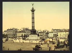 Bastille Prints: Place de la Bastille, Paris, France