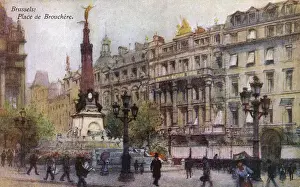 Place de la Brouckere, Brussels, Belgium