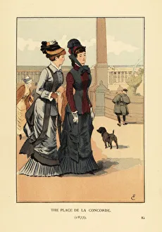 Images Dated 17th July 2019: Place de la Concorde, Paris, 1877