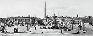 Concorde Prints: Place De La Concorde, Paris, France, early 1900s
