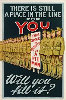 Onslow War Posters Collection: Place in the Line Poster