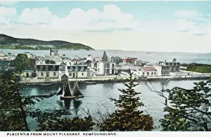 Pleasant Prints: Placentia from Mount Pleasant, Newfoundland