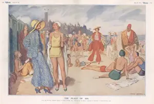 Plage Prints: The Plage of 1931 by Lewis Baumer