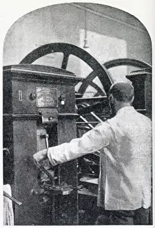 Coinage Prints: The plain blanks were feed into a machine and emerged bright