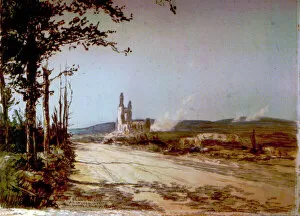 Topographical Collection: Plain of Notre Dame de Lorette from Souchez, WW1