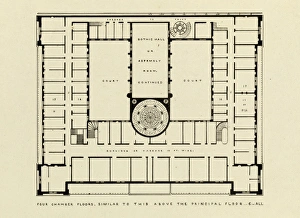 Images Dated 25th May 2011: Plan for Astors Hotel. New-York, 1832