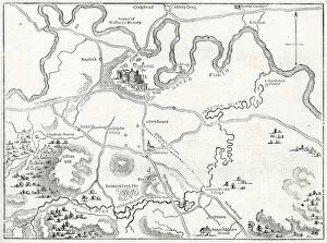 Stirling Gallery: Plan of the Battlefield of Bannockburn, Scotland, 23-24 June 1314
