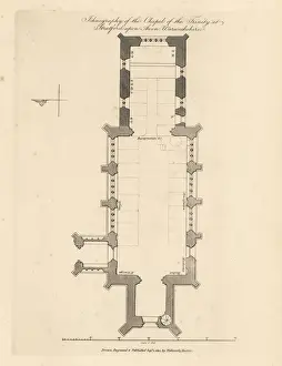 Plan of the Chapel of the Trinity, Stratford