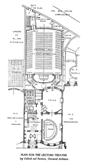Plan of the proposed Lecture Theatre - RAeS