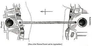 Connecting Prints: Plan of River Thames Tunnel and its Approaches