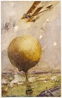 Harper Prints: Plane Attacks Balloon
