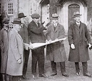 Images Dated 12th September 2020: Planning a new course - James Braid