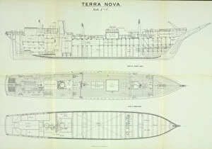 Antarctica Gallery: Plans of the Terra Nova ship