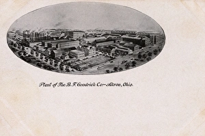 Akron Gallery: Plant of B F Goodrich Company, Akron, Ohio, USA