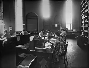 Plant mounters, 1934, The Natural History Museum