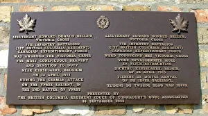 Plaque to Canadian Lt Bellew VC, Vancouver Corner