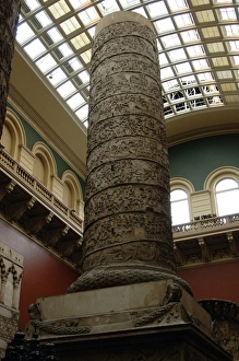 Images Dated 6th April 2008: Plaster cast of Trajans column. Replica of 1864. Victoria a