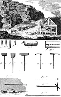 Quarrying Prints: Plaster Kiln & Quarry