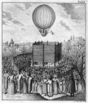 Plate from Blanchard pamphlets 1787