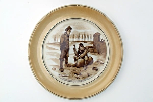 Images Dated 10th January 2013: Plate - Give it a good ard un Bert. - Bairnsfatherwar
