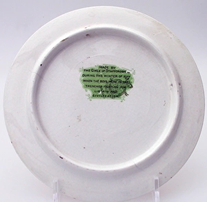 Images Dated 23rd September 2010: Plate - Here with a loaf of bread, beneath the row