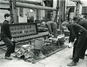 Name plate for loco The Institution of Mechanical Engineers