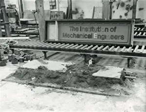 Name plate for loco The Institution of Mechanical Engineers