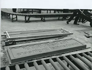 Name plate for loco The Institution of Mechanical Engineers