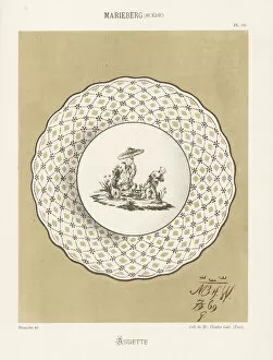 Plate from Marieberg, Sweden, 18th century