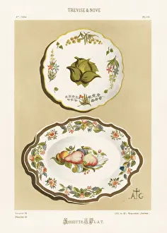 Platter Prints: Plate and platter from Treviso and Nove, Italy