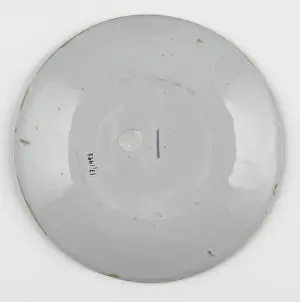 Tin Glazed Prints: Plate, reverse