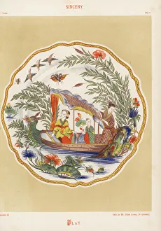 Faience Gallery: Plate from Sinceny, France