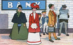 Platform of Bank Underground Station
