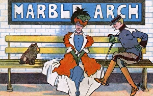 Admired Collection: Platform of Marble Arch Underground Station