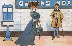 Metro Prints: Platform of Queens Road Underground Station