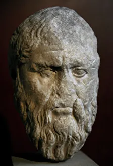 Images Dated 27th February 2013: Plato (428-348 BC). Bust