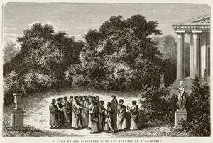 Conversing Prints: Plato with Disciples