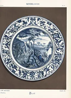 Platter Prints: Platter from Nevers, France
