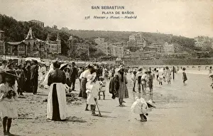 Playa Prints: Playa de Banos - San Sebastian, Spain