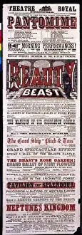 Splendour Prints: Playbill, Beauty and the Beast, Theatre Royal, Birmingham