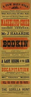 Illusions Gallery: Playbill for Maskelyne & Cooke magical variety show