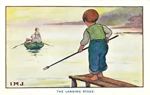 Playing on the beach