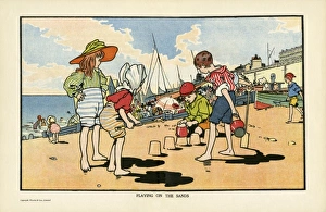 Playing on the Beach