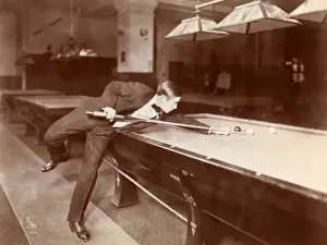 Playing billiards
