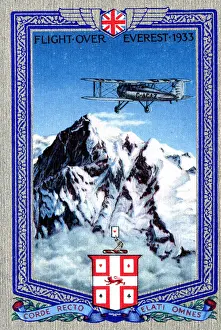 Playing card back, first flight over Mount Everest