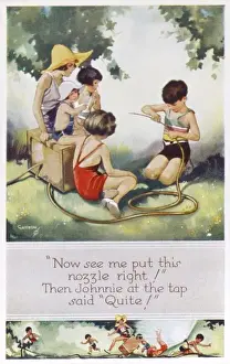 Practical Prints: Playing with the garden hose