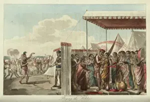 Celebrated Prints: Playing the Hohlee, Hindu Spring Festival, India