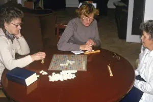 Playing Scrabble 1970S